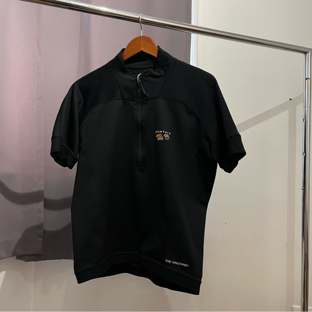 Mountain Hardwear Black Half-Zip Polo Shirt